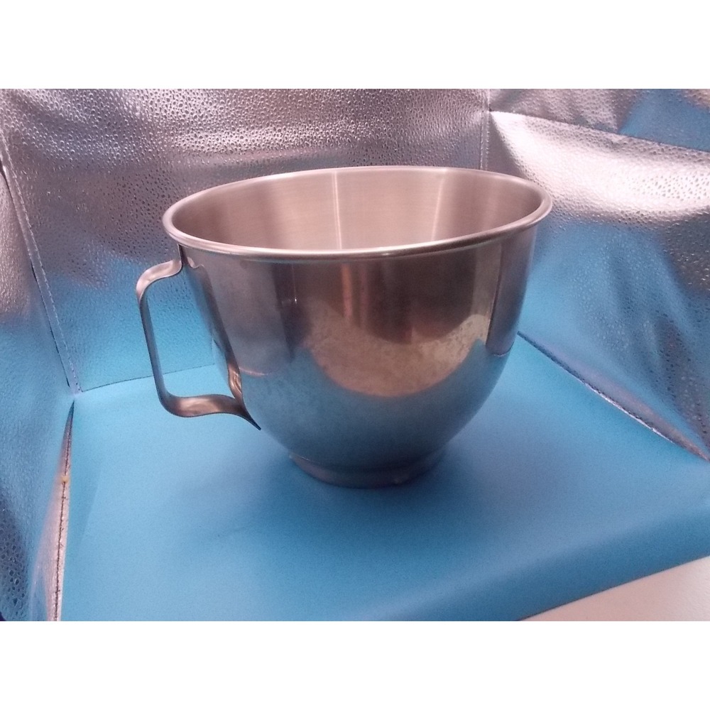 5 Quart Stainless Steel Mixing Bowl with Handle for Stand Mixer 4.7L Replacement